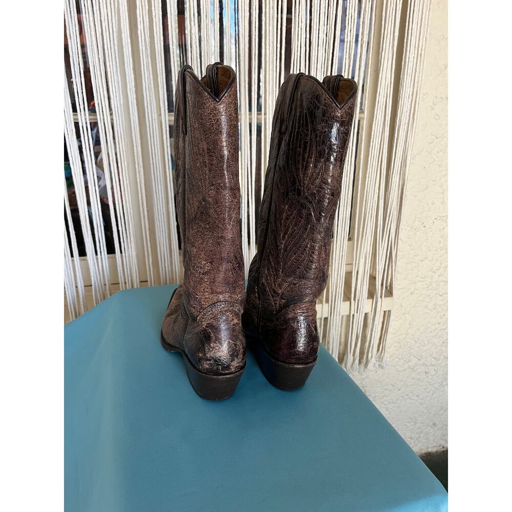 Steve Madden Leather Cowboy Boots - Picture 3 of 6